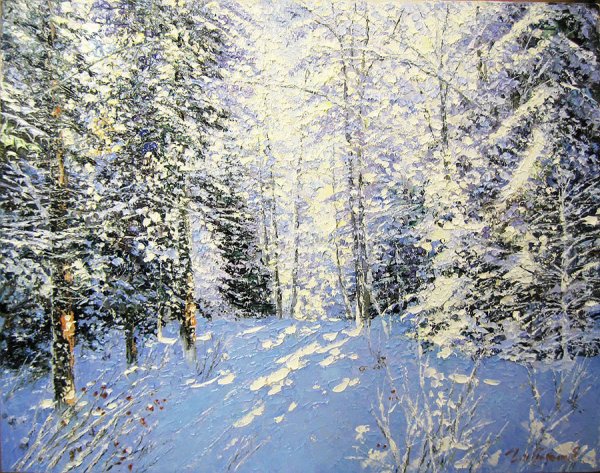 Зимний лес Евгений Гавлин