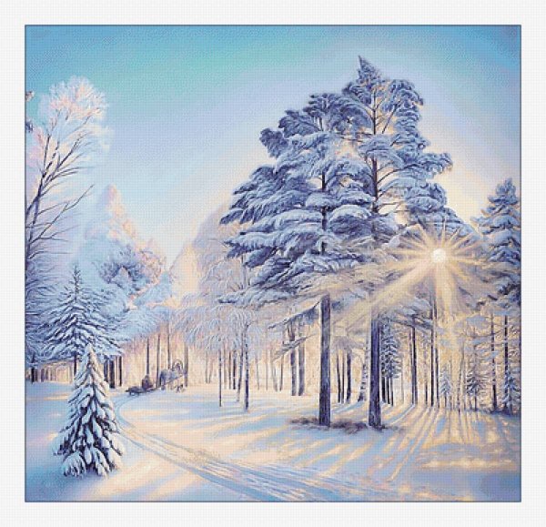 Суханов Роман художник зима