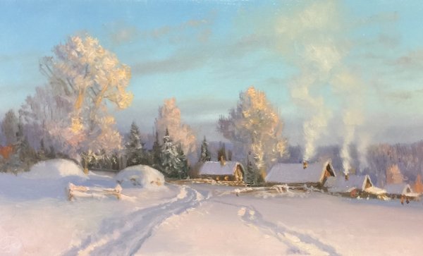 Живопись Жданов Владимир зима