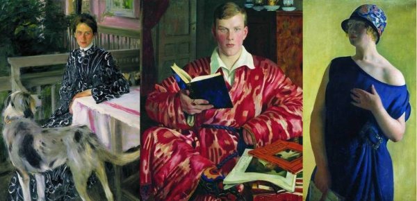 Борис Кустодиев красавица Третьяковская