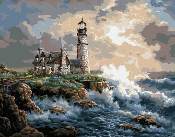 Алмазная вышивка Маяк