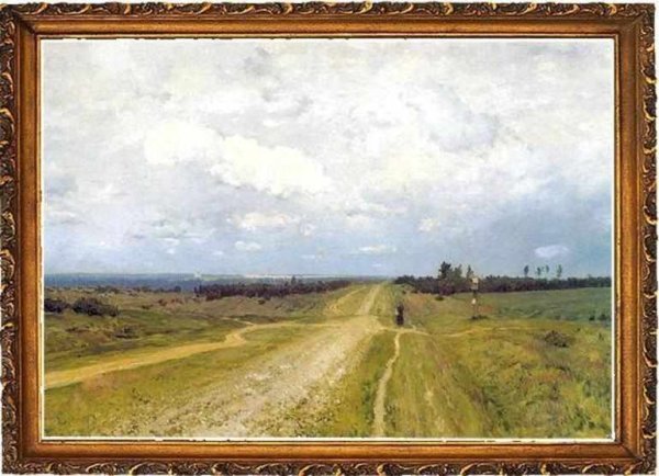 Картина Исаака Левитана Владимирка