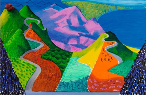 Дэвид Хокни пейзажи