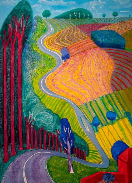 Дэвид Хокни терраса