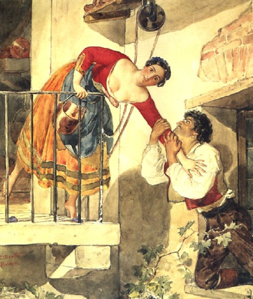 Брюллов Карл сон монашенки