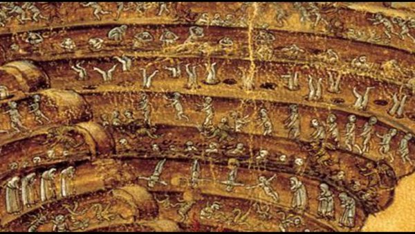 Карта ада Данте Боттичелли