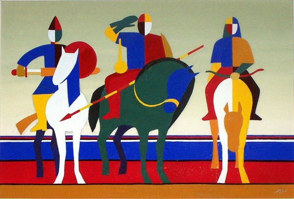 Казимир Малевич три богатыря