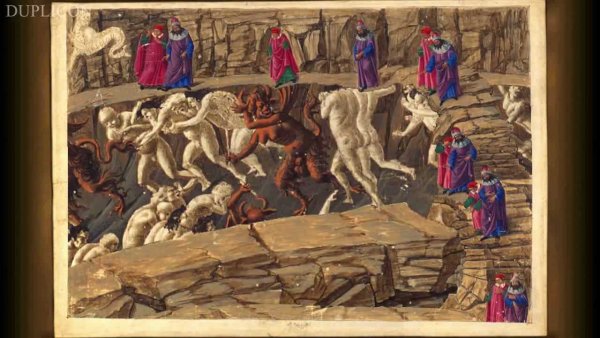 Сандро Боттичелли 9 кругов ада Данте