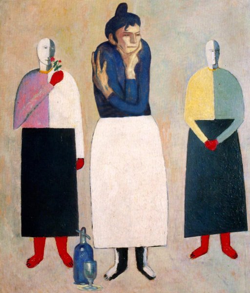 Казимир Малевич на Жатву Марфа и Ванька