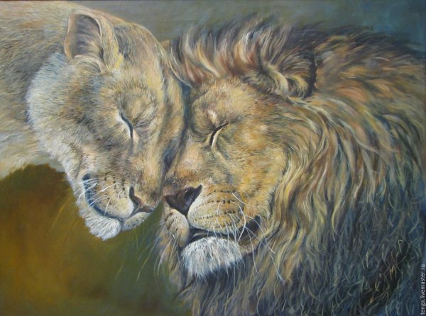 Картина "Лев"