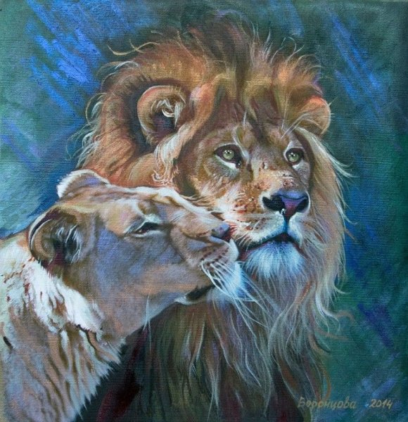 Картина "Лев"