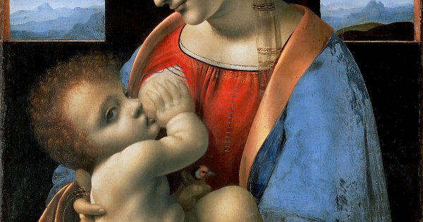 Мадонна Литта Леонардо Эрмитаж