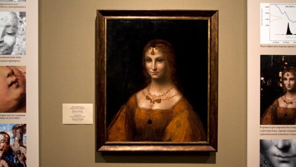 Картина Давинчи в Эрмитаже