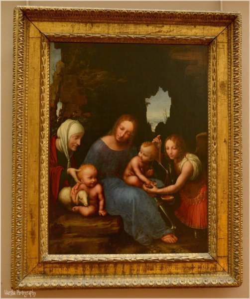 Лувр картины Леонардо да Винчи