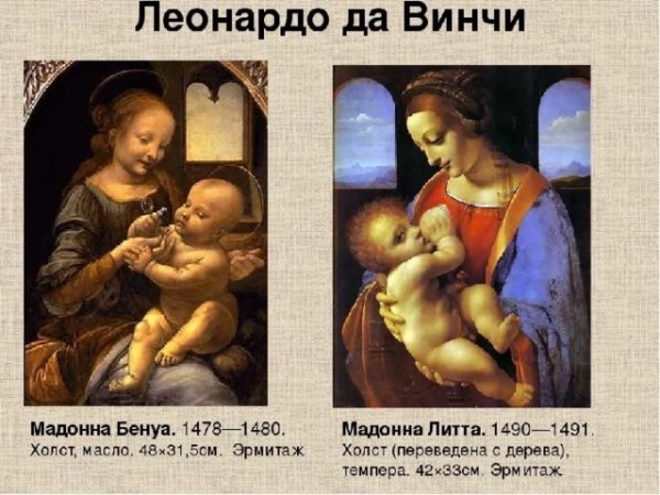 Мадонна Бенуа Леонардо