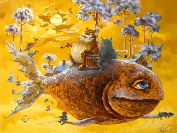 Сказочная живопись Антона Горцевича