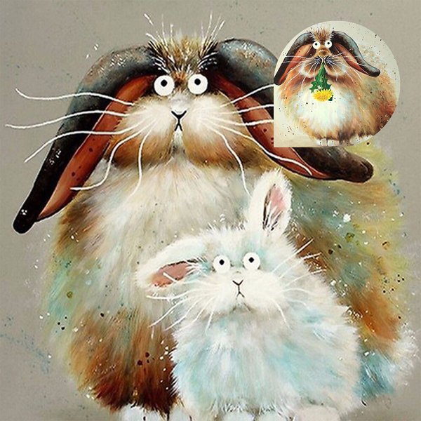 Картины Ким Хаскинс котики художник