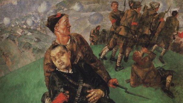 «Портрет Анны Ахматовой». К. Петров-Водкин. 1922 Год