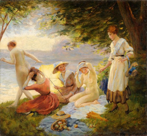 Алексей Венецианов купальщицы