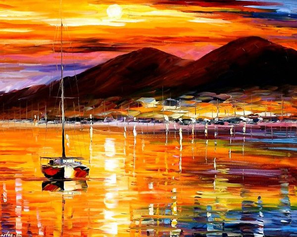 Леонид Афремов закат