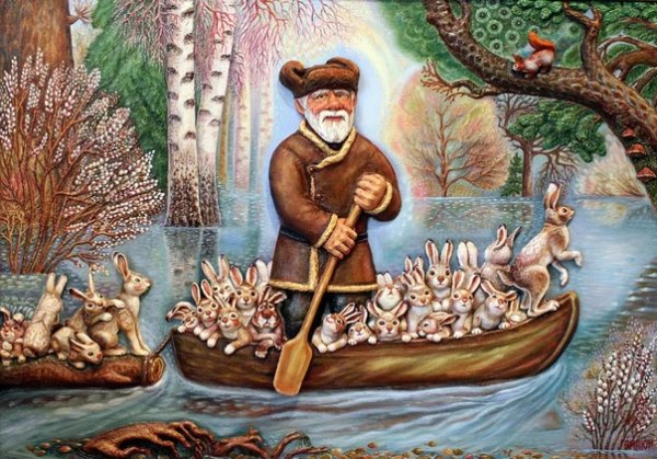 Некрасов дед Мазай и зайцы