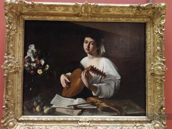 Караваджо юноша с лютней