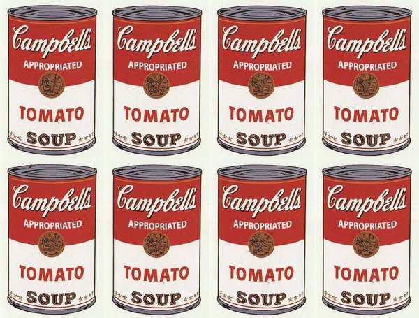 Энди Уорхол банки с супом Кэмпбелл
