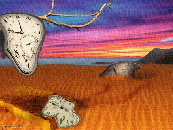 Сальвадор дали горное озеро