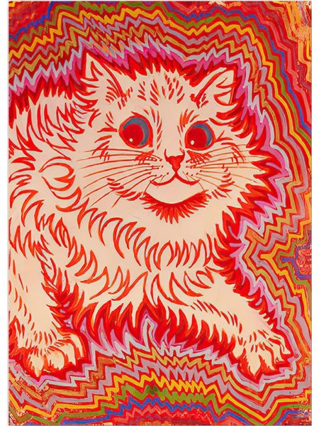 Луис Уэйн фрактальные коты