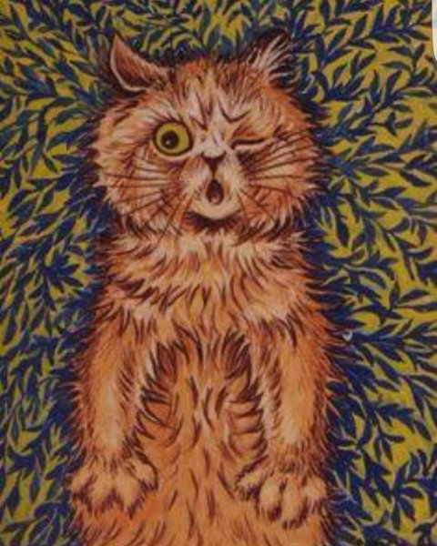 Художник Луис Уэйн шизофрения