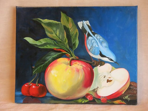 Яблоко маслом