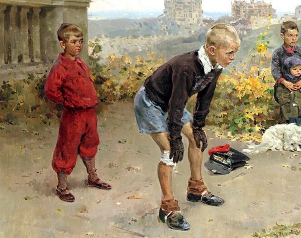 Картина Григорьева вратарь