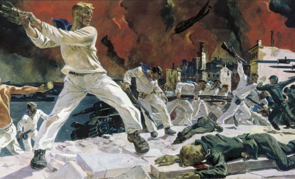 Дейнека оборона Севастополя 1942