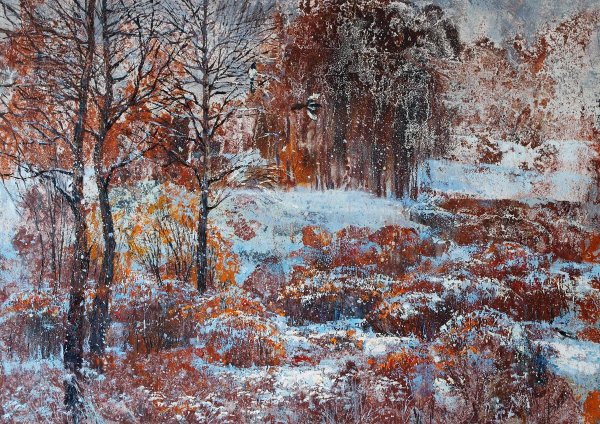 Живопись розы Савиновой