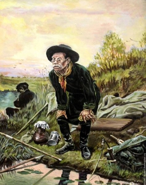 Василий Перов рыболов картина