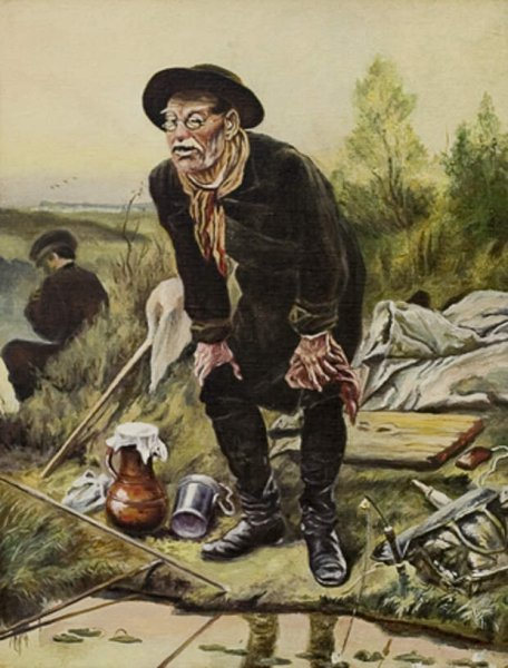 Василий Григорьевич Перов рыболов 1871