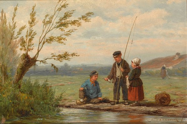 Художник Александр Мельников картины картина Рыбак