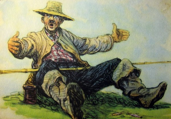 Рыболов арт