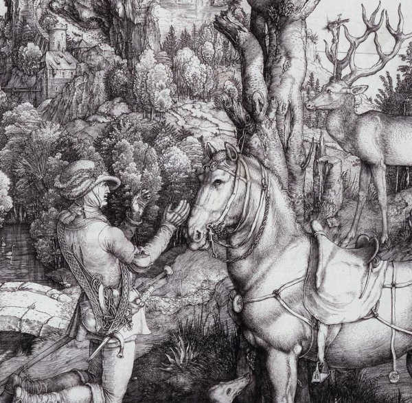 Дюрер автопортрет гравюра