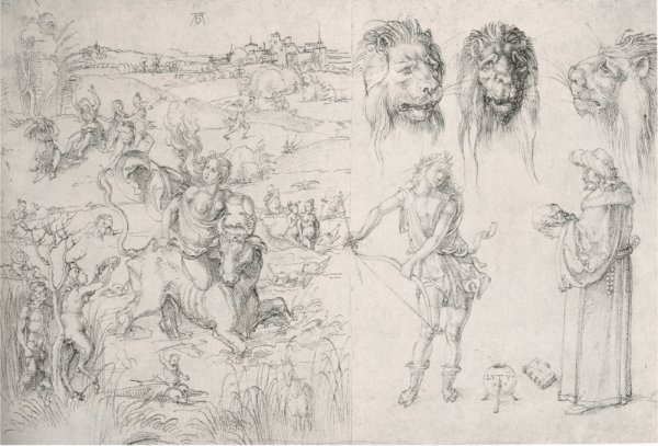 Альбрехт Дюрер штудии