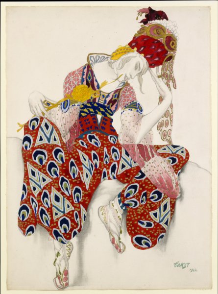 Лев Бакст декорации к балету Шахерезада