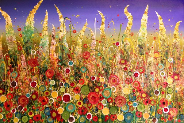 Густав климт цветы