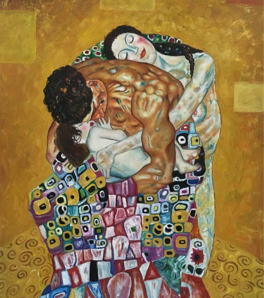 Картина Густава Климта семья