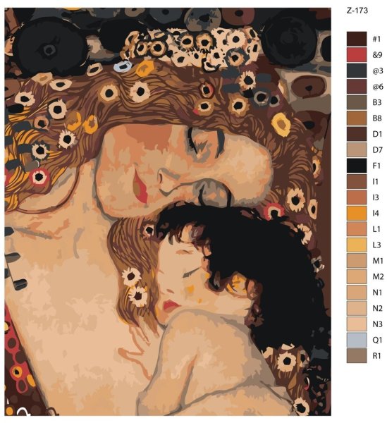 Картина Густава Климта мать и дитя