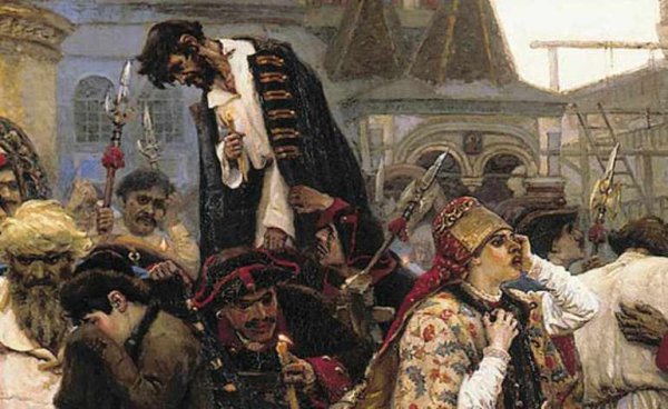 В.И. Суриков. Утро Стрелецкой казни. 1878-1881