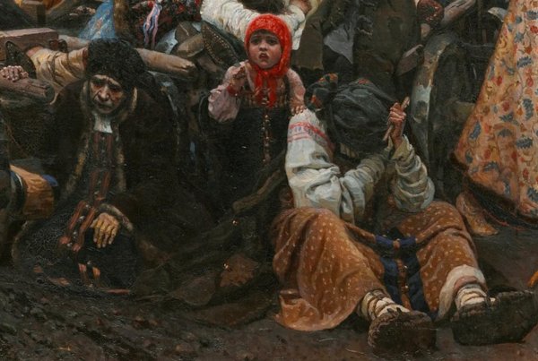 Картина утро Стрелецкой казни написана