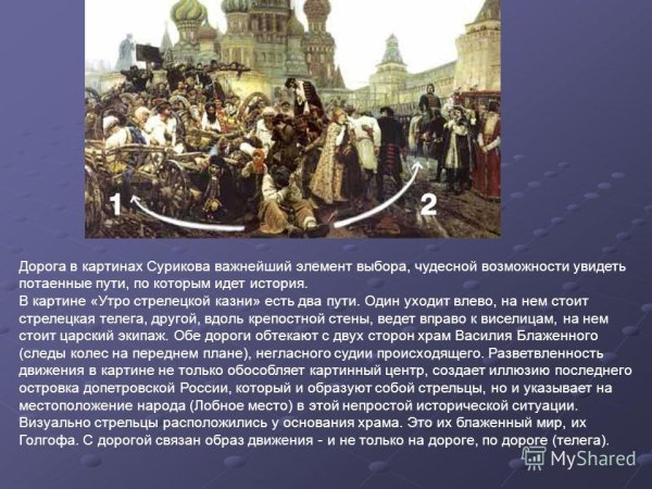 Василий Иванович Суриков утро Стрелецкой казни