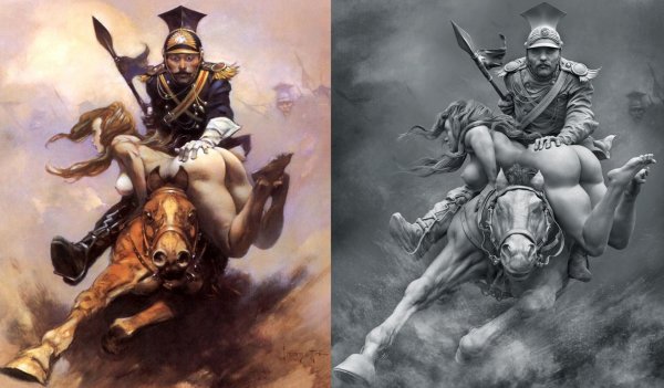 Живопись Фрэнк Фразетта