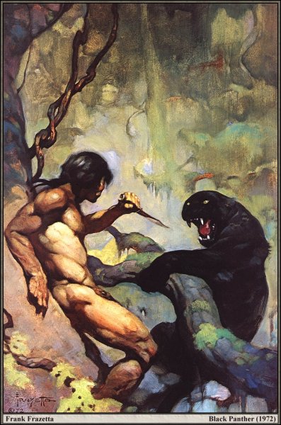 Тарзан иллюстрации Фрэнк Фразетта