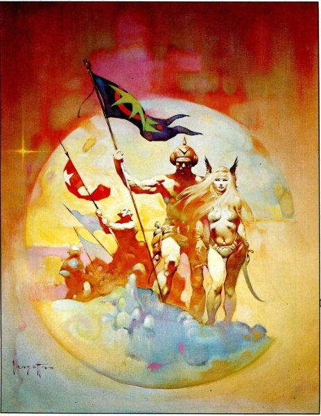 Фрэнк Фразетта reassembled man